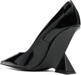 Black Sexy Women's Personal Strange Style Heel Pumps, Large Size Fashion Ponited Toe High Heels for Party, Banquet and Fashion Show,8,Black
