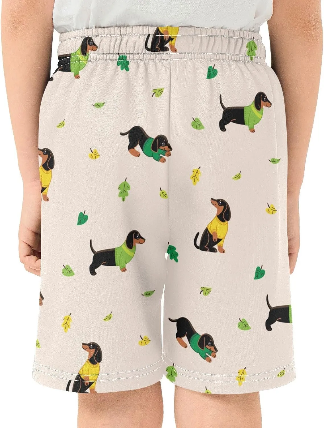Boys Athletic Shorts Size 7-15 Boys' Casual Shorts with Pockets Elastic Waist Summer Kids Bottom for Sports Homewear