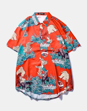 Chinese Dragon Red Shirt