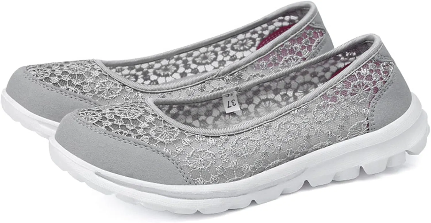 Flats Shoes Women Dressy Loafers Slip On Work Shoes Comfortable Business Shoes Summer Sneakers Casual Walking Shoes