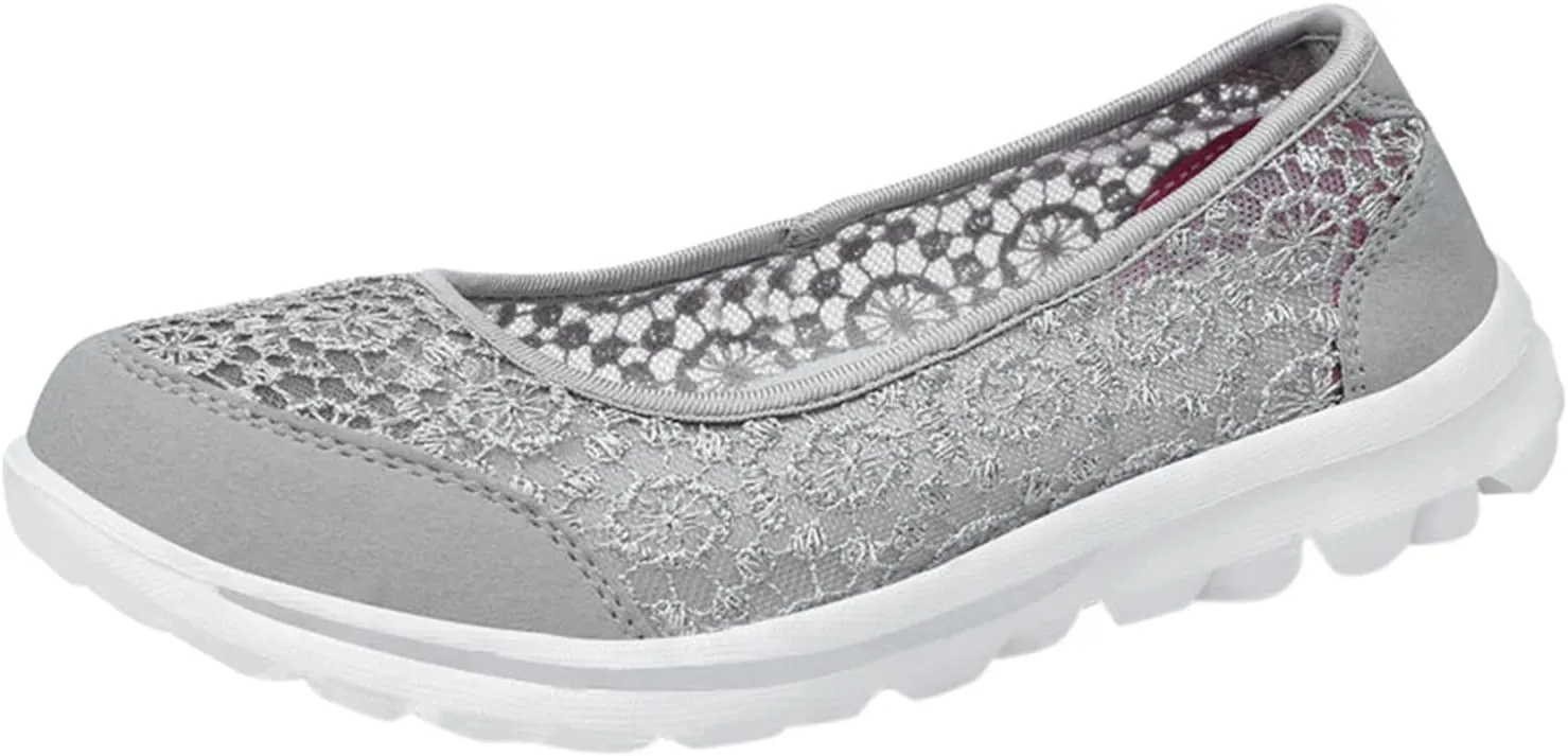 Flats Shoes Women Dressy Loafers Slip On Work Shoes Comfortable Business Shoes Summer Sneakers Casual Walking Shoes