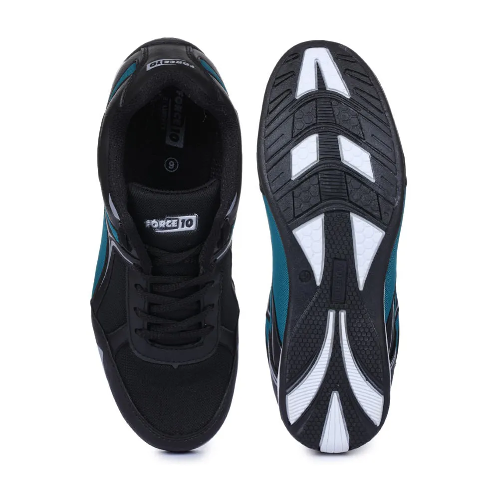 Force 10 Men's Black Sports Lacing (LS-2005)