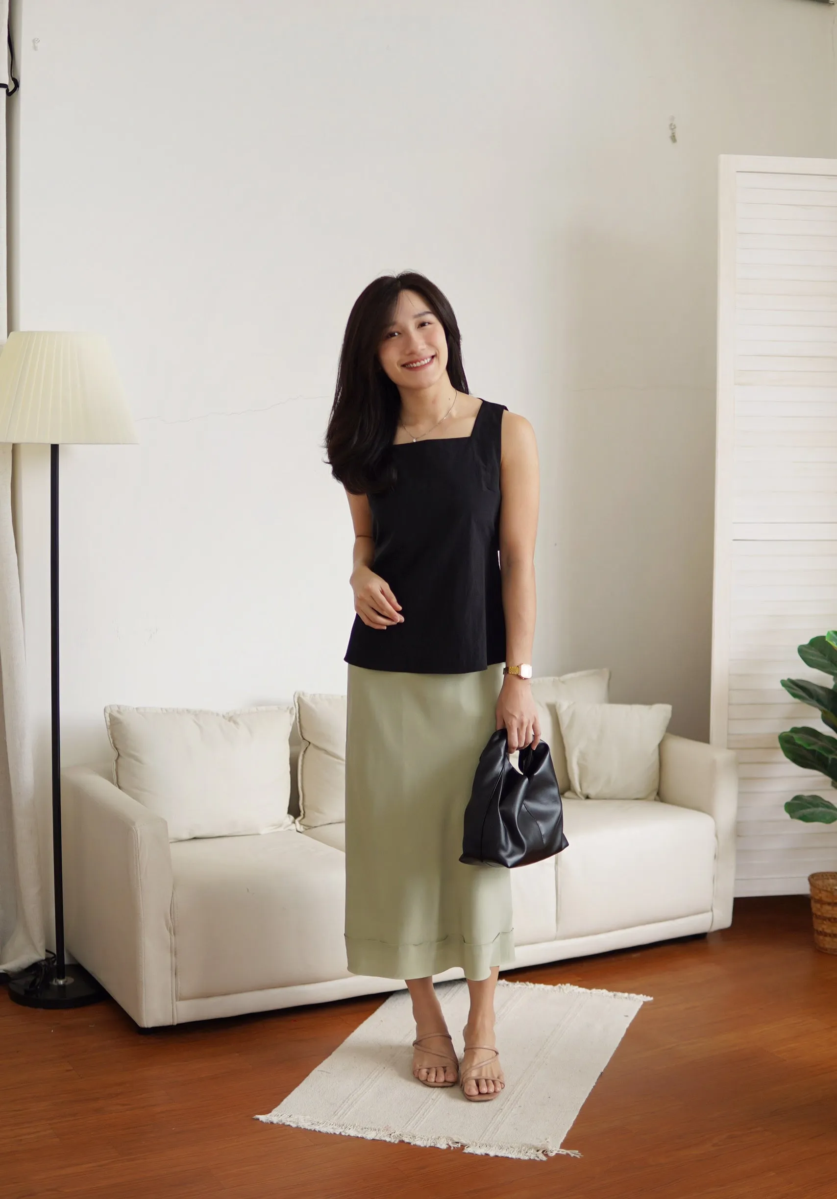 France Back Tie Top