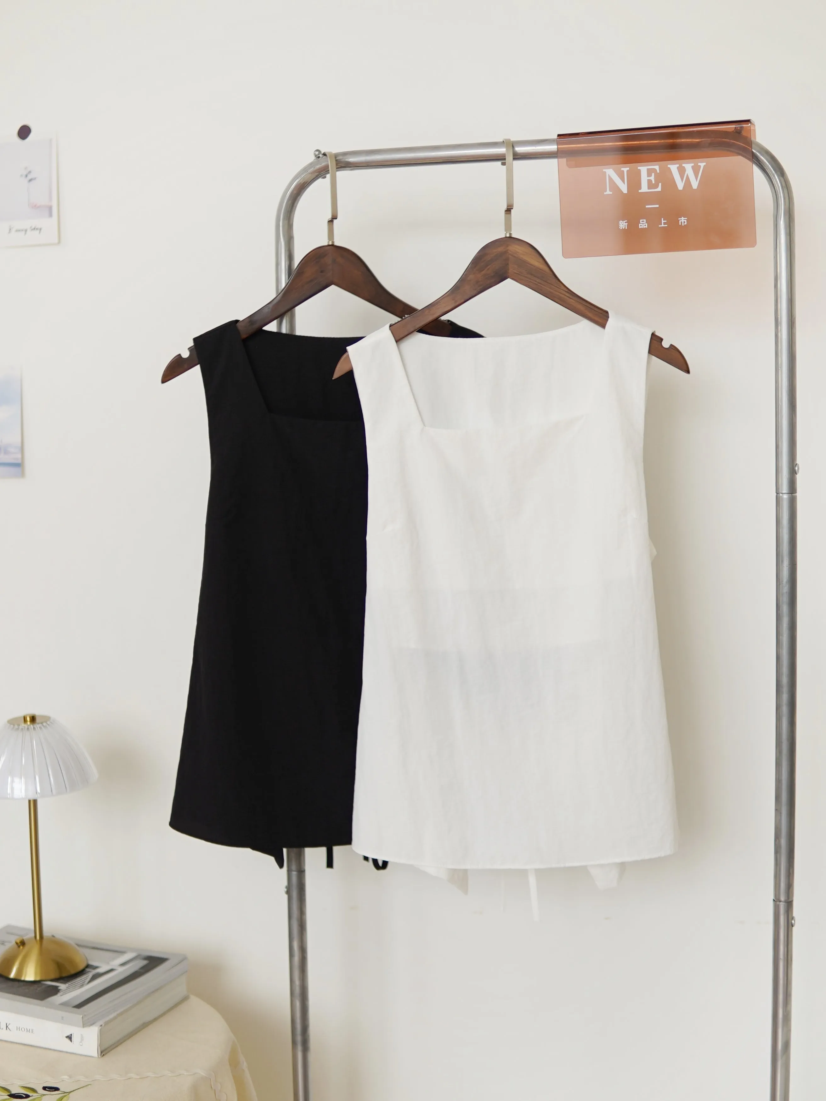 France Back Tie Top