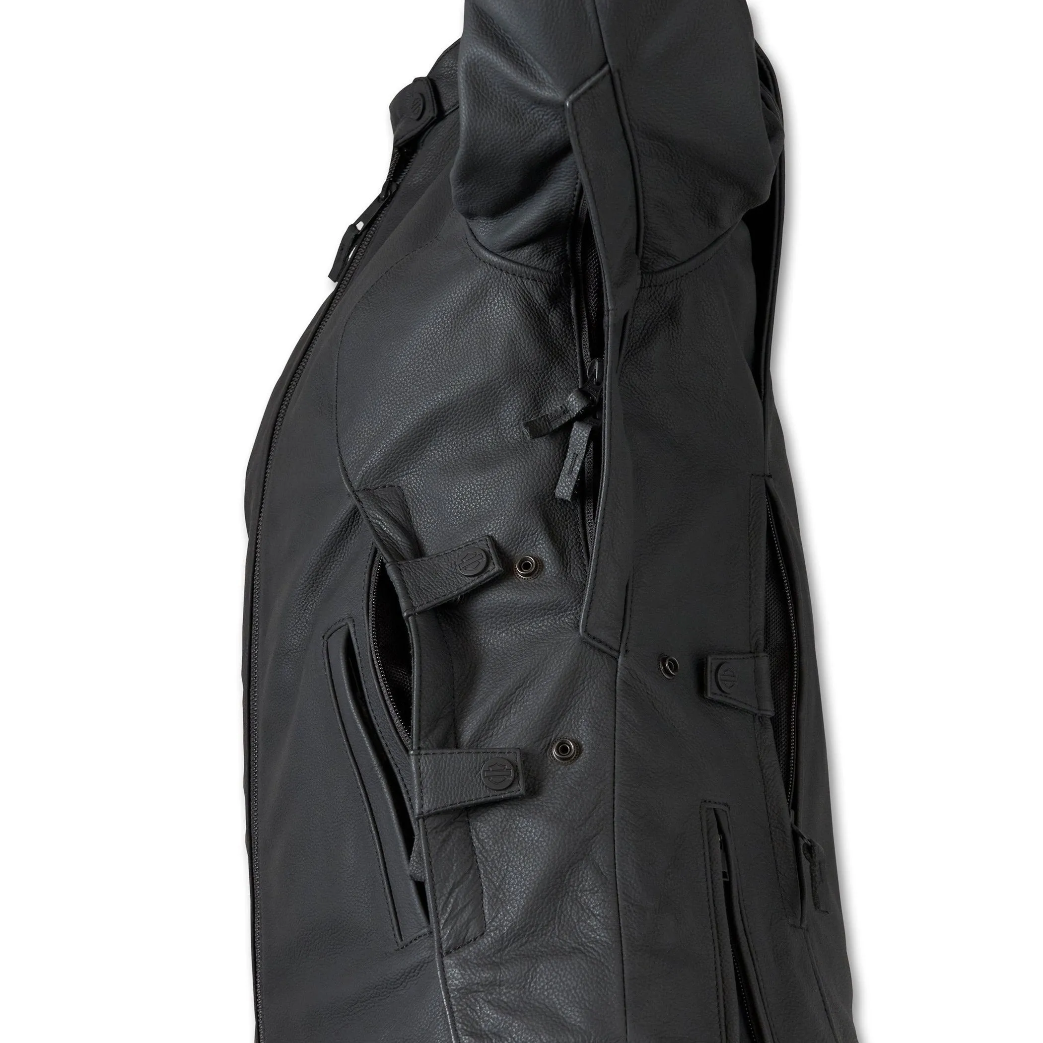Harley-Davidson Women's Paradigm Triple Vent System 2.0 Leather Riding Jacket, 98100-24VW