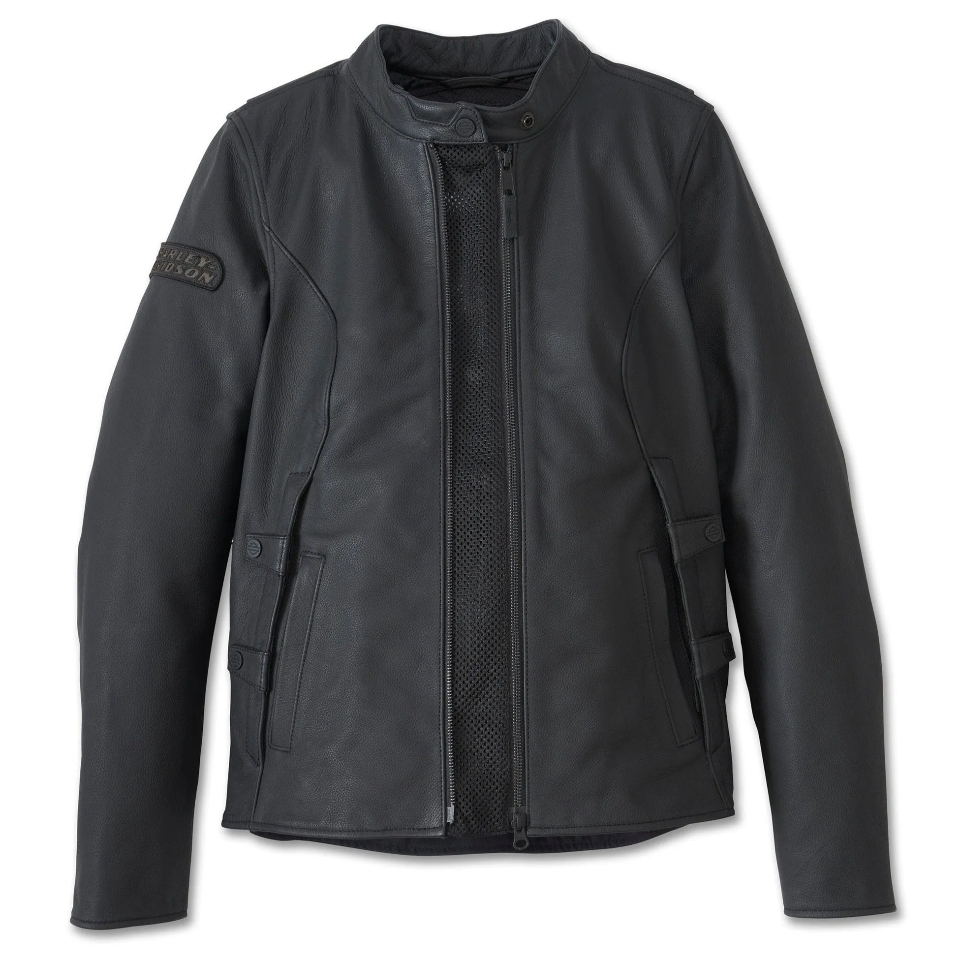 Harley-Davidson Women's Paradigm Triple Vent System 2.0 Leather Riding Jacket, 98100-24VW