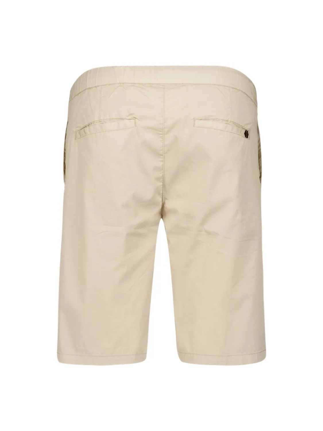 Leisure Short with Stretch and Elastic Band | Cement