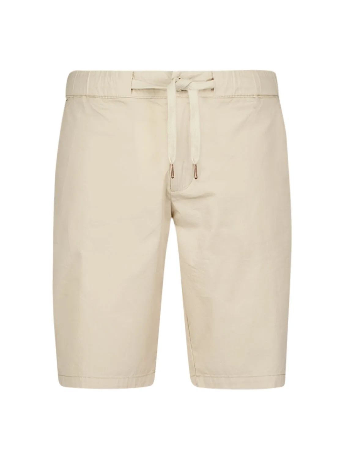Leisure Short with Stretch and Elastic Band | Cement