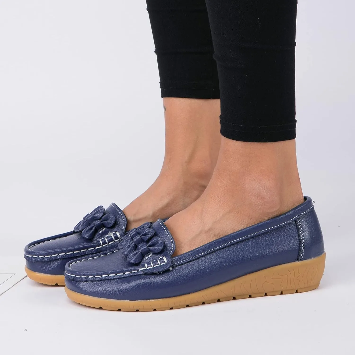 Loafers for Women Comfort Slip On Loafers 2025 Orthopedic Loafers Arch Support Dress Shoes Casual Walking Shoes