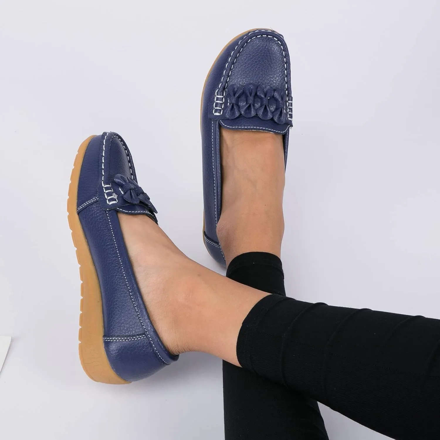 Loafers for Women Comfort Slip On Loafers 2025 Orthopedic Loafers Arch Support Dress Shoes Casual Walking Shoes