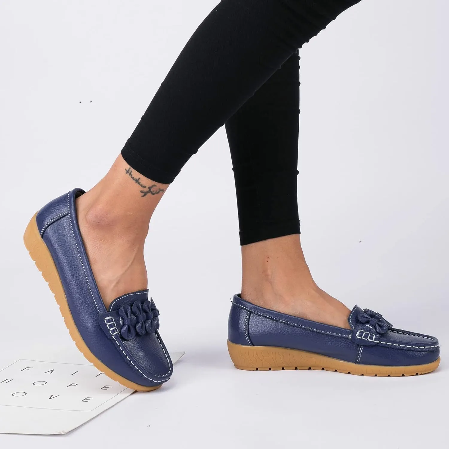 Loafers for Women Comfort Slip On Loafers 2025 Orthopedic Loafers Arch Support Dress Shoes Casual Walking Shoes