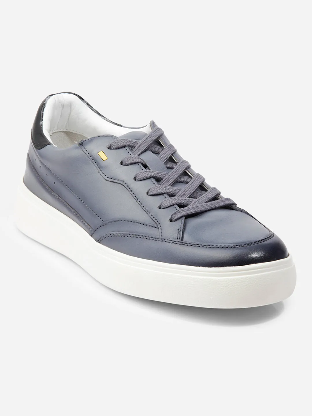 Stylish Mens Grey Leather Sneaker with Premium Quality (ID3091)