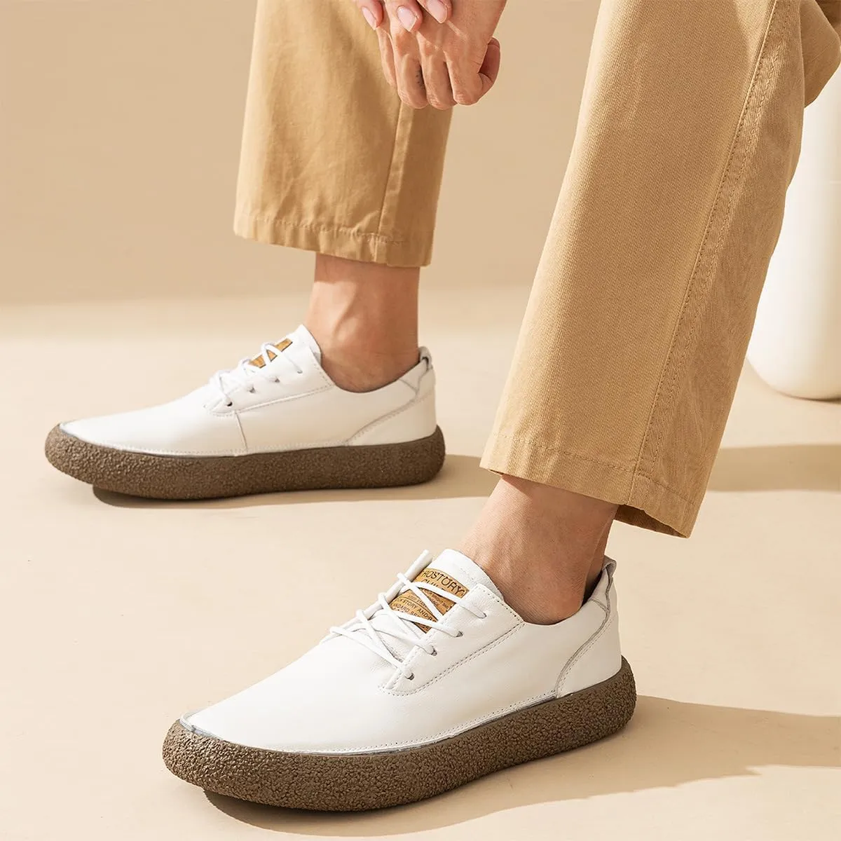 Men's Fashion Sneakers Leather Casual Dress Shoes Breathable Oxford Shoes for Men