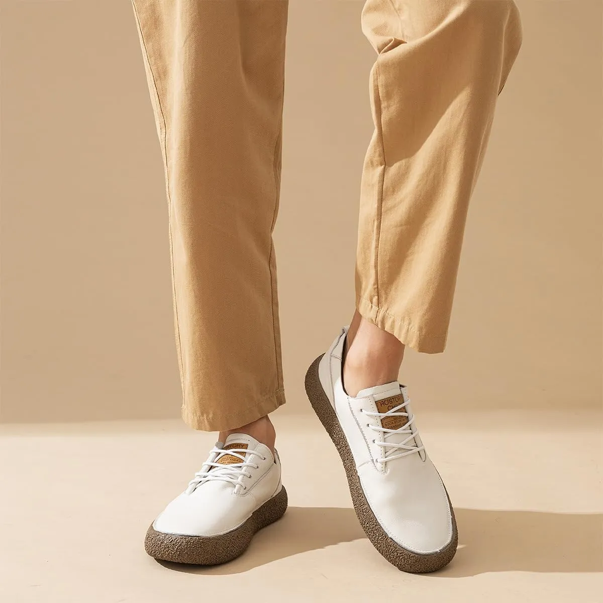 Men's Fashion Sneakers Leather Casual Dress Shoes Breathable Oxford Shoes for Men