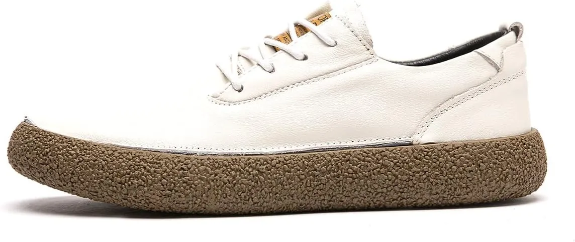 Men's Fashion Sneakers Leather Casual Dress Shoes Breathable Oxford Shoes for Men