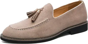 Men's Loafers Dress Shoes Slip-on Formal Tassel Tuxedo Suit Shoes