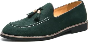 Men's Loafers Dress Shoes Slip-on Formal Tassel Tuxedo Suit Shoes