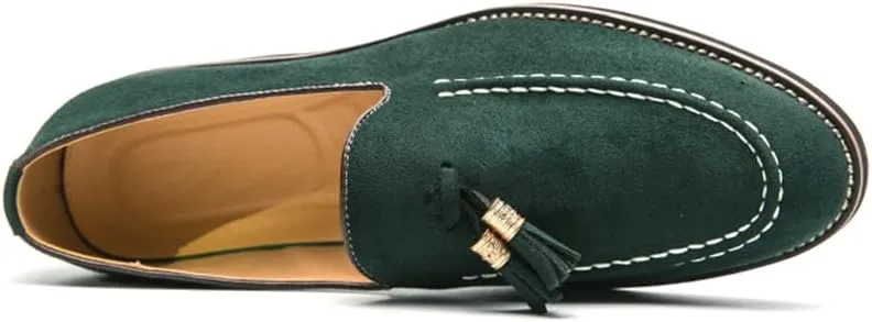 Men's Loafers Dress Shoes Slip-on Formal Tassel Tuxedo Suit Shoes