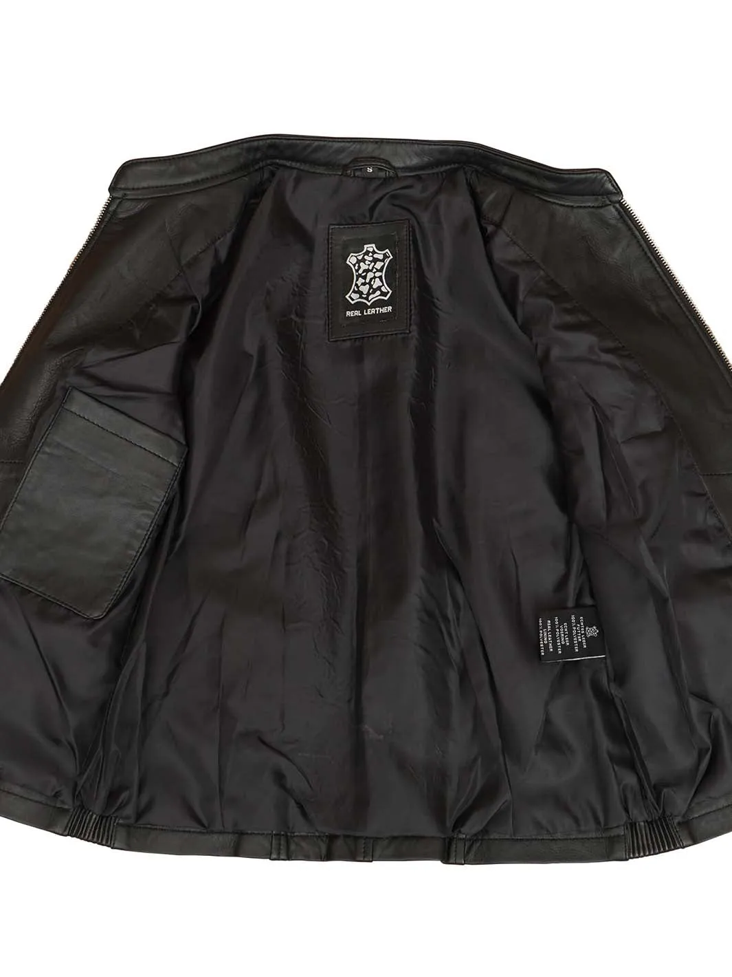 Rachel Tall Women's Black Cafe Racer Leather Jacket