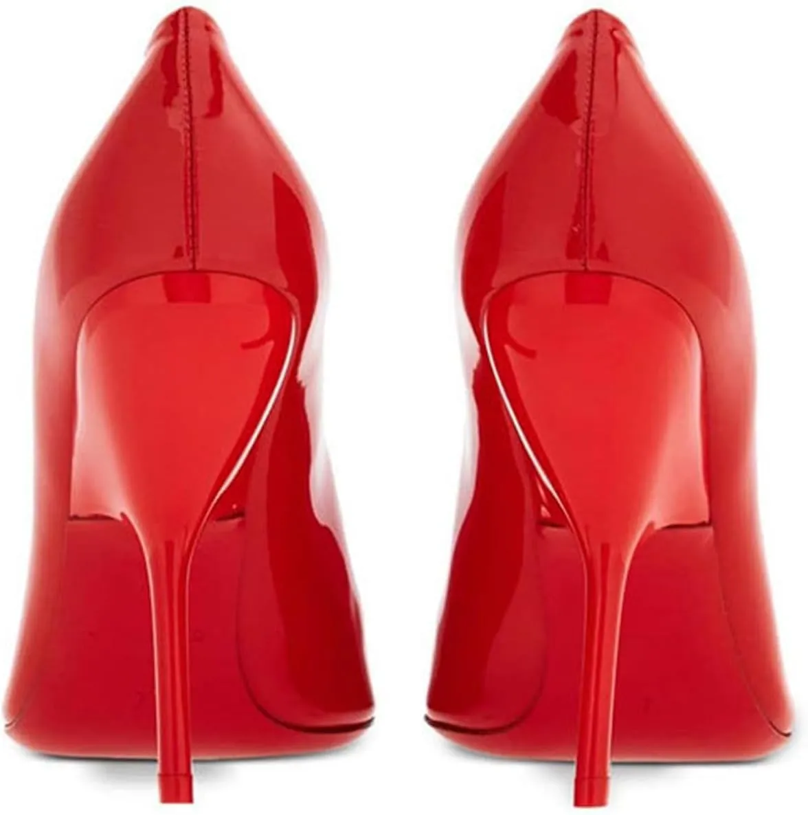 Sexy Women's Elegant Strange Style Heel Pumps, Large Size Fashion Ponited Toe High Heels for Party, Banquet and Fashion Show,8,Red