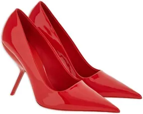 Sexy Women's Elegant Strange Style Heel Pumps, Large Size Fashion Ponited Toe High Heels for Party, Banquet and Fashion Show,8,Red