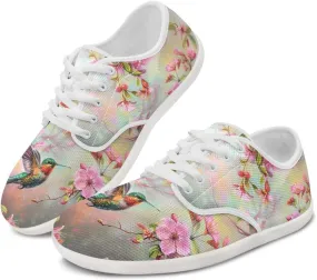 Women's Hummingbird Running Sneaker Leisure Dance Shoes Business Loafers Flats Walking Sneakers